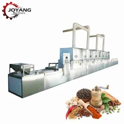 Tunnel Belt Cumin Powder Seasonings Microwave Sterilizing Machine