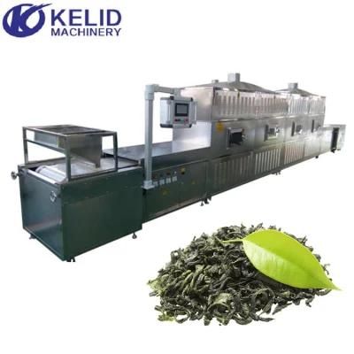 40kw Microwave Green Black Tea Leaf Fixing Drying Machine