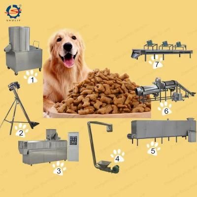 Animal Dog Food Pellet Making Machine Dog Food Extruder Machine Production Line