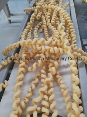 Dayi Spring Shape Puff Corn Extruded Snacks Food Making Machine