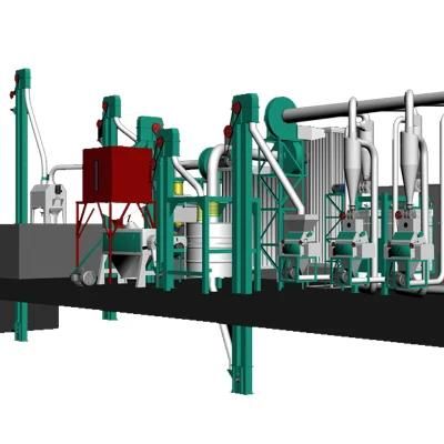 Tanzania Running Maize Flour Milling Machine