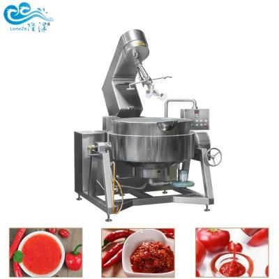 2020 China Factory Industrial Automatic Gas Fired Pepper Sauce Making Machine on Hot Sale ...
