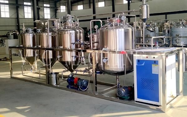 Automatic deodorization stainless steel oil refinery machine oil refinery