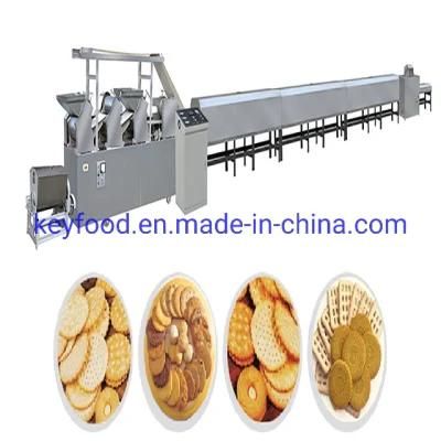 Stainless Steel Biscuit Machine Hard Biscuit Production Line