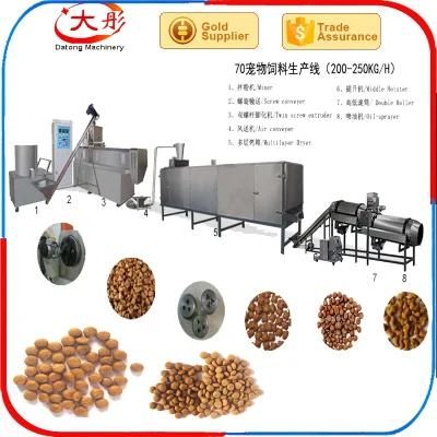 Twin Screw Dry Dog Feed Processing Extruder