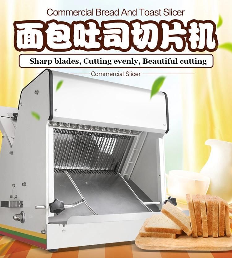 Commercial Automatic Electric Bread Toast Slicer Machine for Bakery