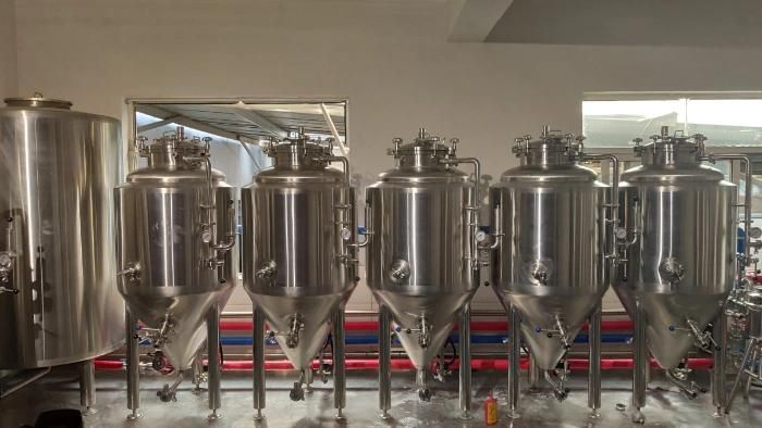 500L 700L 1000L 1500L Copper Micro Beer Brewing System for Bar Turnkey Beer Brewery