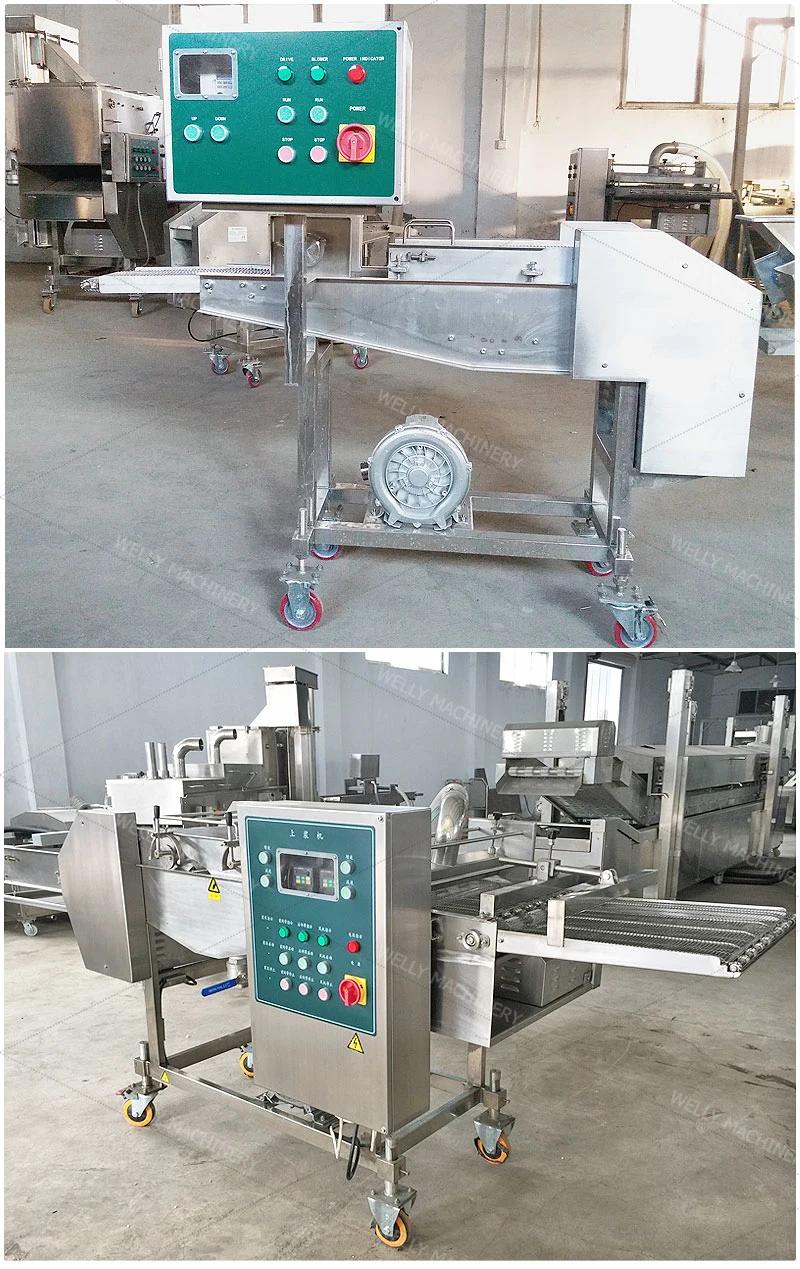 Patty Burger Meat Pie Chicken Nuggets Starching Machine Batter Machine for Food