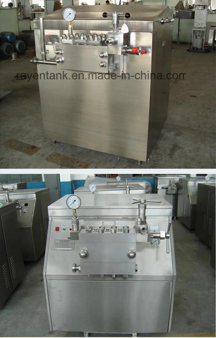 SUS316L or 304 Sanitary Stainless Steel Dairy Milk Liquid Homogenizer