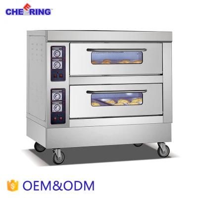 Commercial 2 Layer 4 Trays Gas Oven for Sale