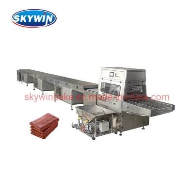 Chocolate Enrobing and Coating Machine for Cookie Biscuit Snack Wafer