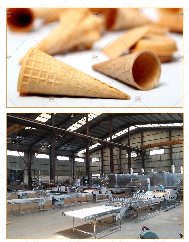 Ice Cream Wafer Cone Maker Machine 60 Moulds