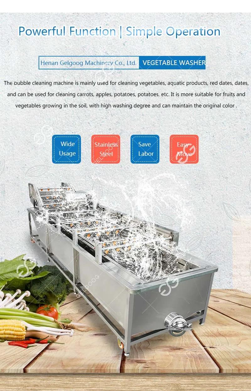 Gelgoog Bubble Type Mango Cleaning Salad Leaf Leaf Vegetable Washing Machine Vegetable Washer Fruit Washing Machine