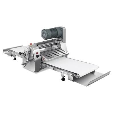 Hot Sale 520mm Full Ss Table Top Roller Sheeter Pizza Bread Croissant Pastry Dough Sheeter