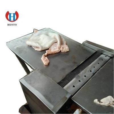 Factory Stainless Steel Efficient Pork Peeling Machine / Pork Skin Peeler