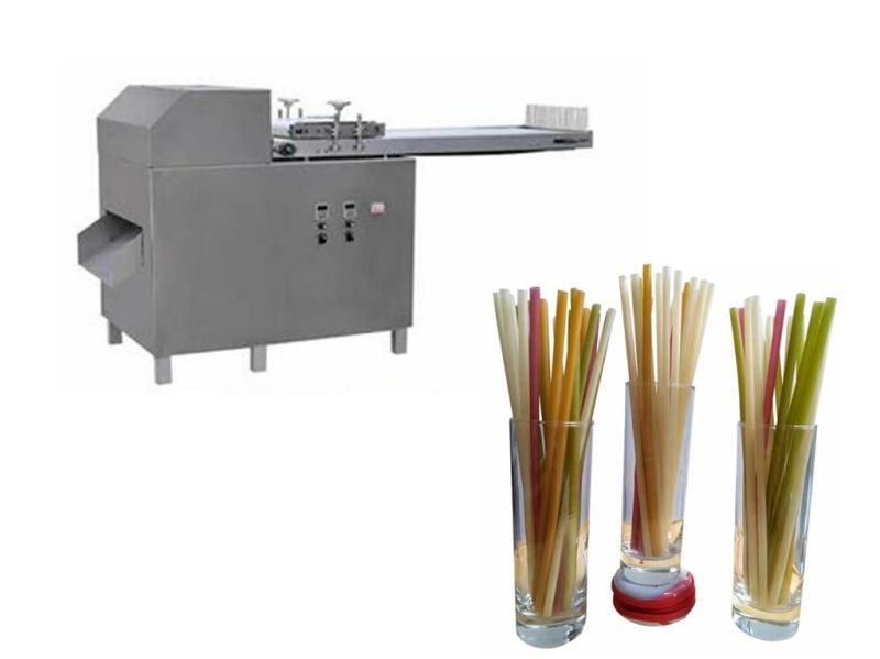 Hot Sale Rice Drinking Straw Processing Line Pasta Macaroni Straw Food Making Machine