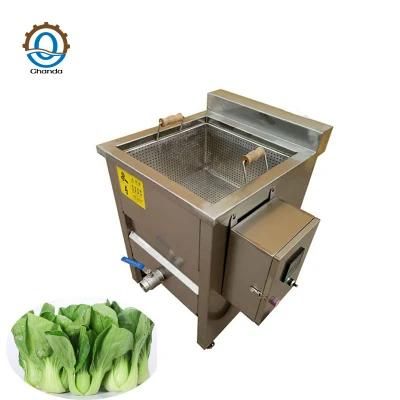 High Efficiency Kitchen Equipment Potato Mushroom Corn Almond Vegetable Blanching Machine