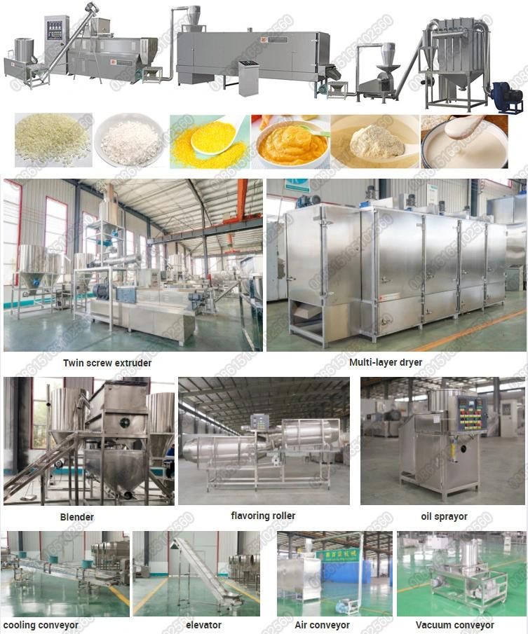 Multi - Function Instant Grain Powder Making Machine Baby Food Powder Nutritional Powder Processing Line