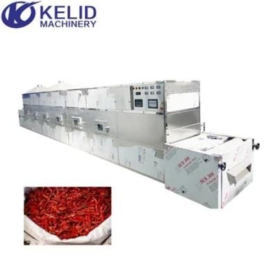 Industrial Microwave Spice Pepper Chili Powder Tea Drying Machine
