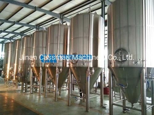 Cassman Turnkey Project SUS304 Conical Fermentation Tank 50bbl for Beer Brewery