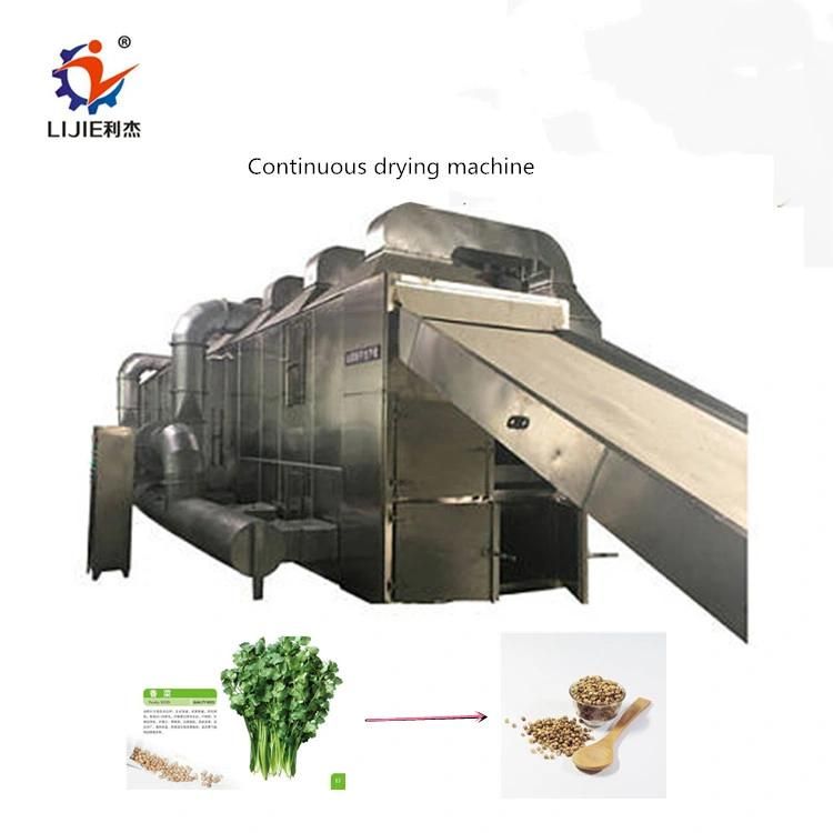 Automatic Continuous Vegetable/Fruit/Spice/Herbs/Carrot/Radish/Lemon/Apple/Peach/Onion/Potato Mesh Belt Drying Machine for Farm/Food Plant/Factory