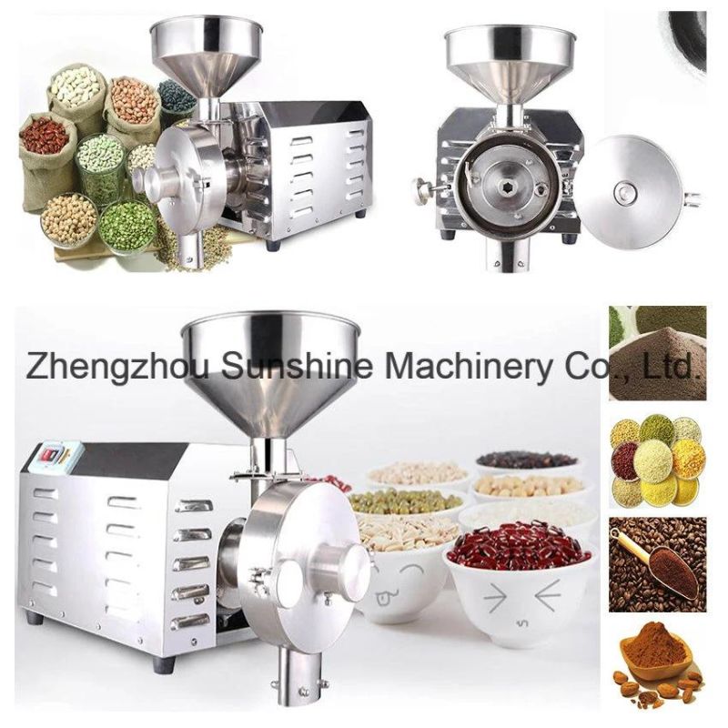 Stainless Steel Cocoa Bean Spice Pepper Grinder Grinding Machine