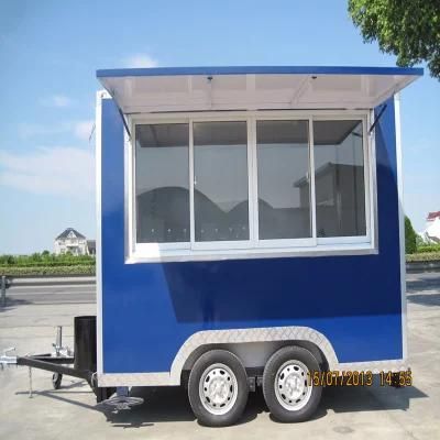Stainless Steel Ice Cream Cart/ Hot Dog Mobile Food Cart/Mobile Food Truck for Sale