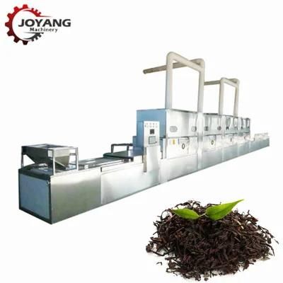 Automatic 20kw 20kg / H Oolong Tea Microwave Fixing Machine