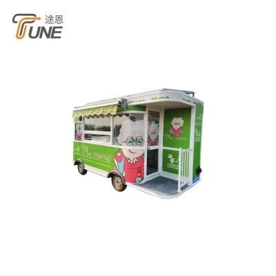 Qingdao Tune Fast Food Trailer Food Truck Ice Cream Mobile Kitchen Trailers