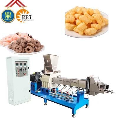 Hot Selling Puffed Snack Bulking Machine Cheese Puffs Extruder Machine Coco Pops ...