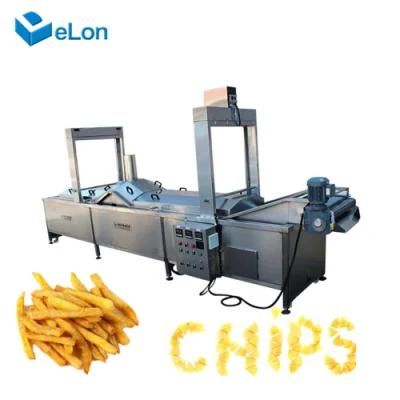 Potato Chip Machine Processing Lines 100kg Potato Chips Production Line