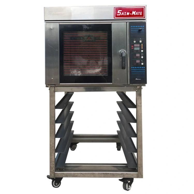 Industry Bread Baking Oven Toast Baguette Pizza Proofing Oven 5 Trays Hot Air Circulation Convection Oven with 10 Trays Proofing