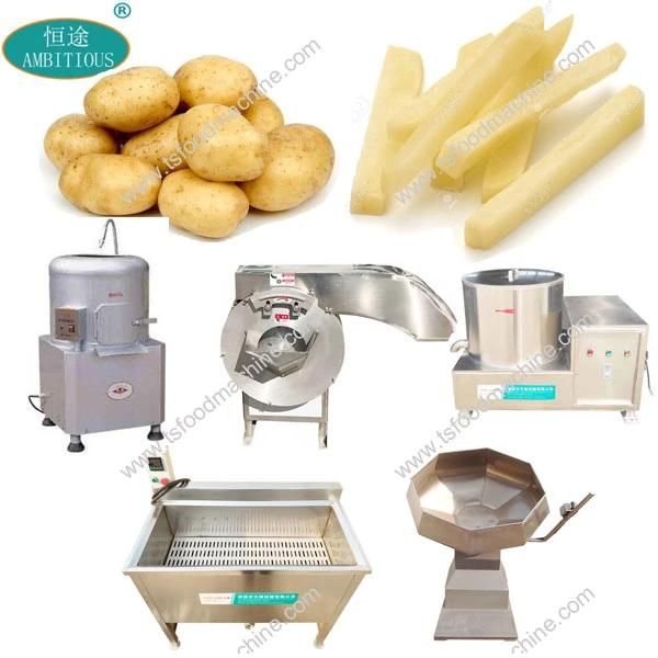 Small Scale French Fries Production Line