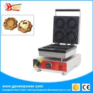 Commercial Snack Machine Waffle Making Machine with Flower Shape