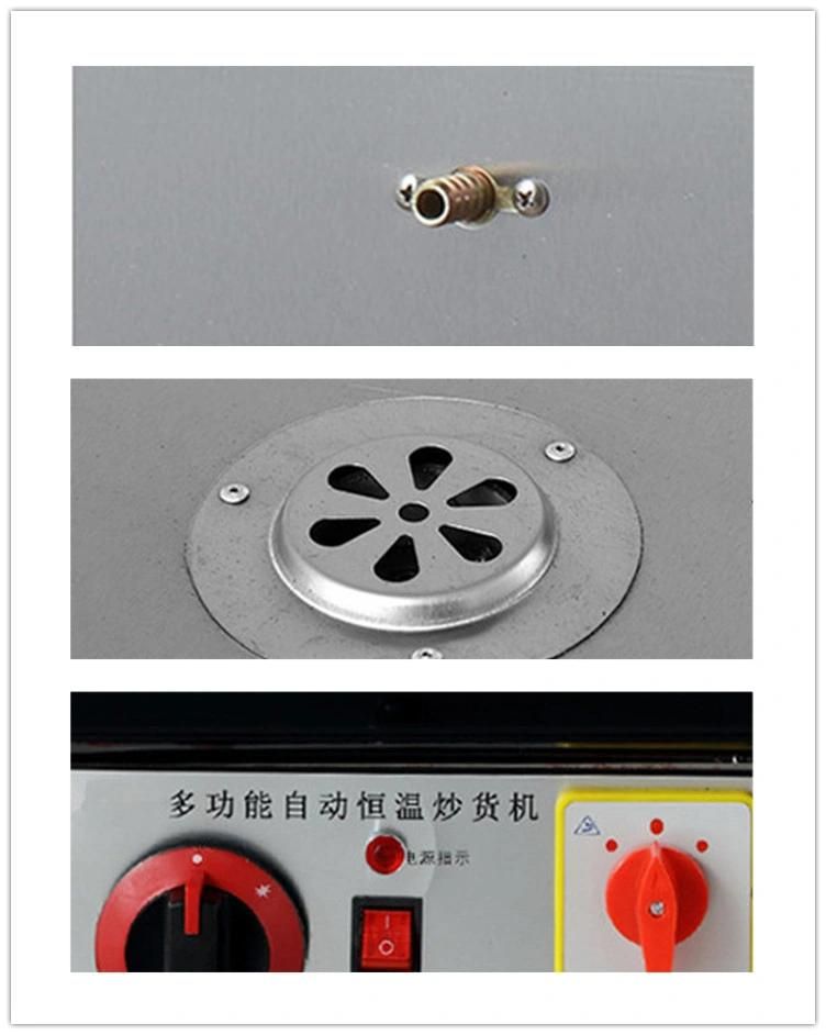 Nut Roaster Industrial Fried Sesame Seeds Sunflower Seeds Peanut Cashew Nut Chestnut Roasting Processing Machine