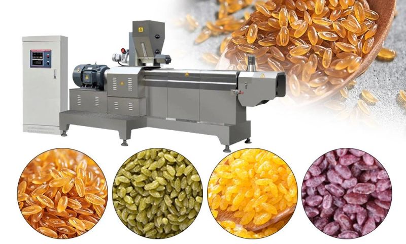 Instant Rice Processing Line Fortified Rice Machine Extruder with Good Quality