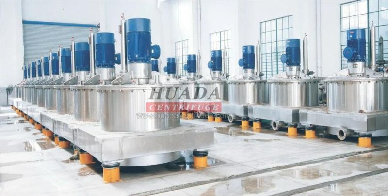 Paut Top-Suspended Bottom Discharge Scraper Centrifuges Used for Pharmaceutical Substances