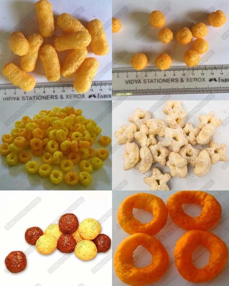 Industrial Puffed Snack Corn Chips Corn Puff Snacks Food Making Machines