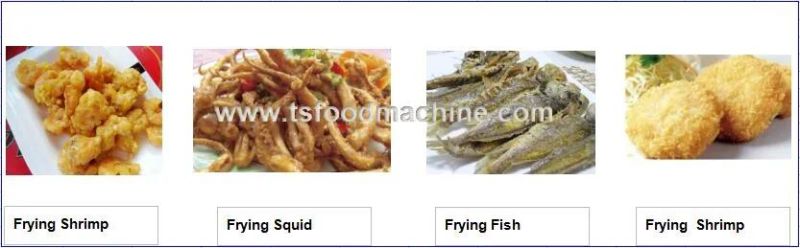 Industrial Automatic Continuous Fryer Gluay Kag Frying Machine with Ce Certificate