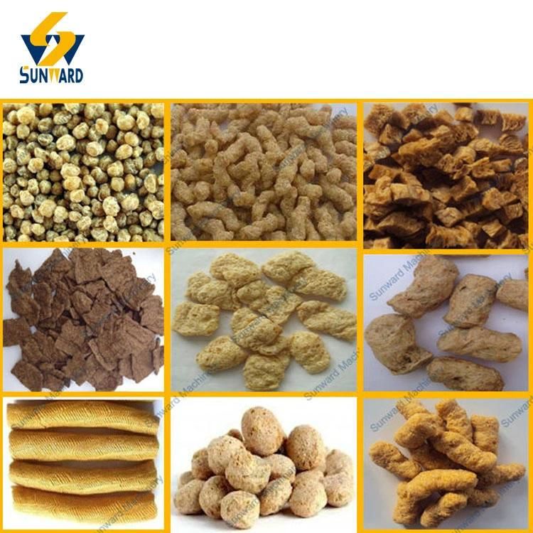 Textured Soy Chunks Protein Machine Soya Meat Equipments
