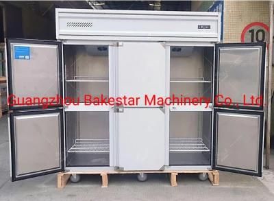 Stainless Steel Double Doors Commercial Freezer Kitchen Equipment Refrigerator Bakery ...