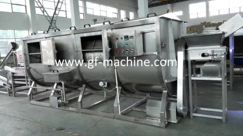 500kg/H High Efficiency Spiral Blancher Food Processing Machine