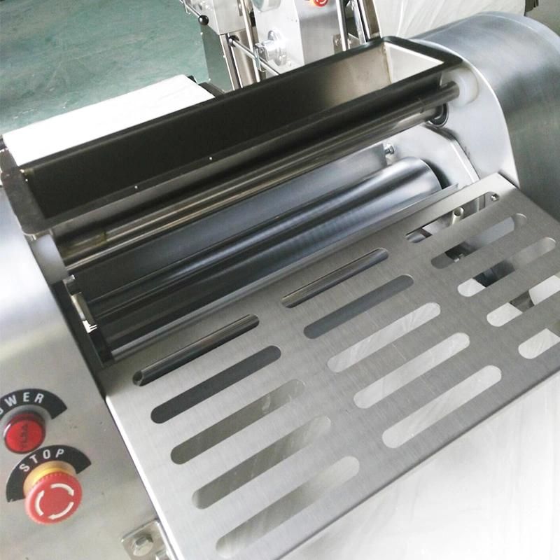 Hot Sale Roller Sheeter 520mm Full Ss Floor Type Pizza Bread Croissant Pastry Dough Sheeter