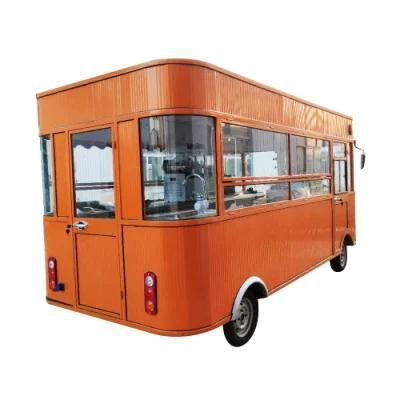 Mobile Breakfast Food Carts Outdoor Street Kitchen Dining Truck