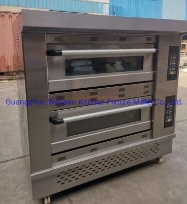 Luxury Automatic Electric 3 Deck 9 Trays Bakery Oven for Bread Pizza Cake Maker Machines