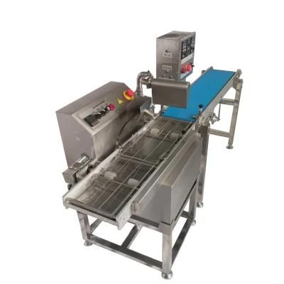 High Quality Chocolate Enrobing Machine with Cooling Fan Conveyor