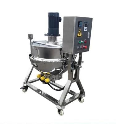 Electric Heating Double Jacketed Cooker with Mixer