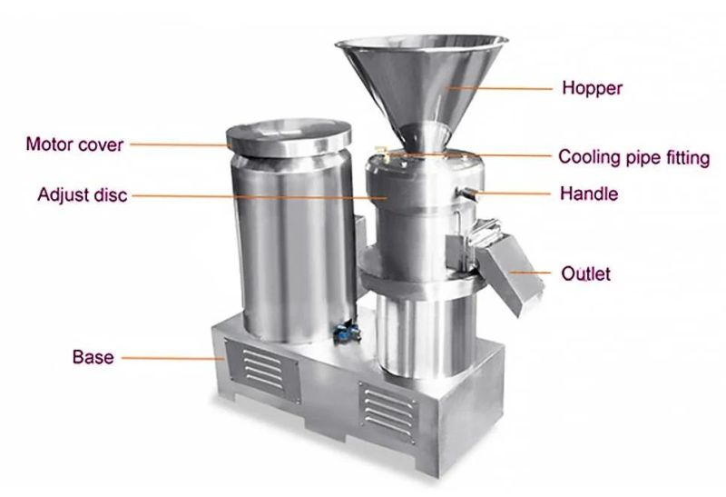 High Quality Almond Butter Grinder, Almond Butter Colloid Mill, Nuts Grinder, Almond Paste Grinder, Almond Butter Making Machine