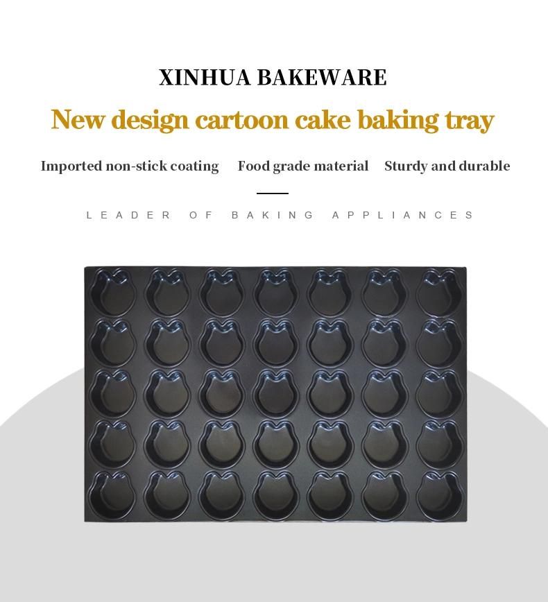 Lovely Animal Shaped Cake Mold Bakeware for Food Factory/ Bakery