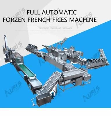 Factory Price Fully Automatic Semi-Automatic Frozen French Fries Maker Potato Chips ...